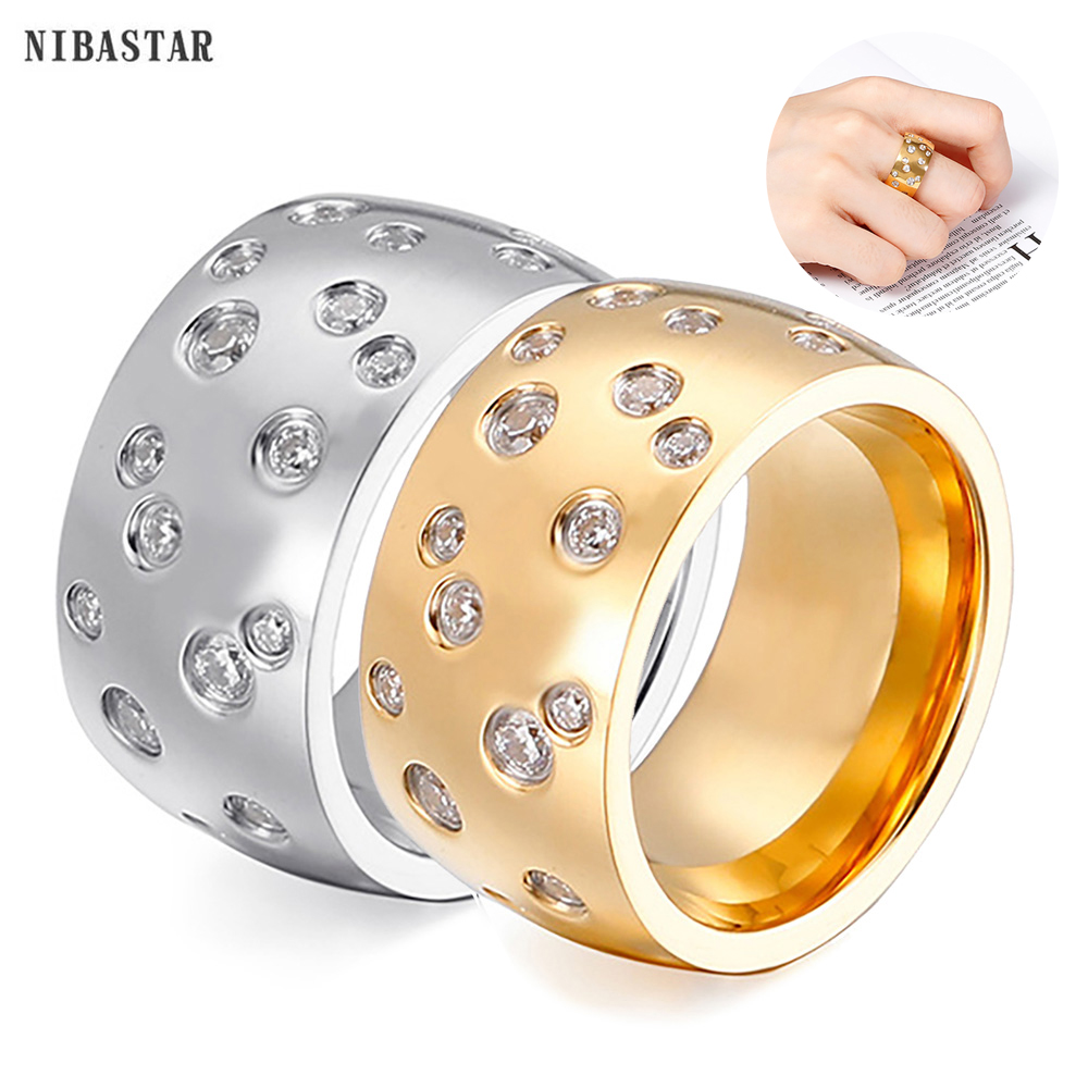 Women'S Fashion Retailers - NIBASTAR Simple en acier inoxydable femmes