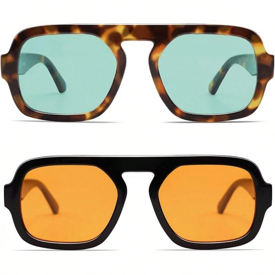 Women'S Fashion Of The 70S - VANLINKER – lunettes de soleil carrées
