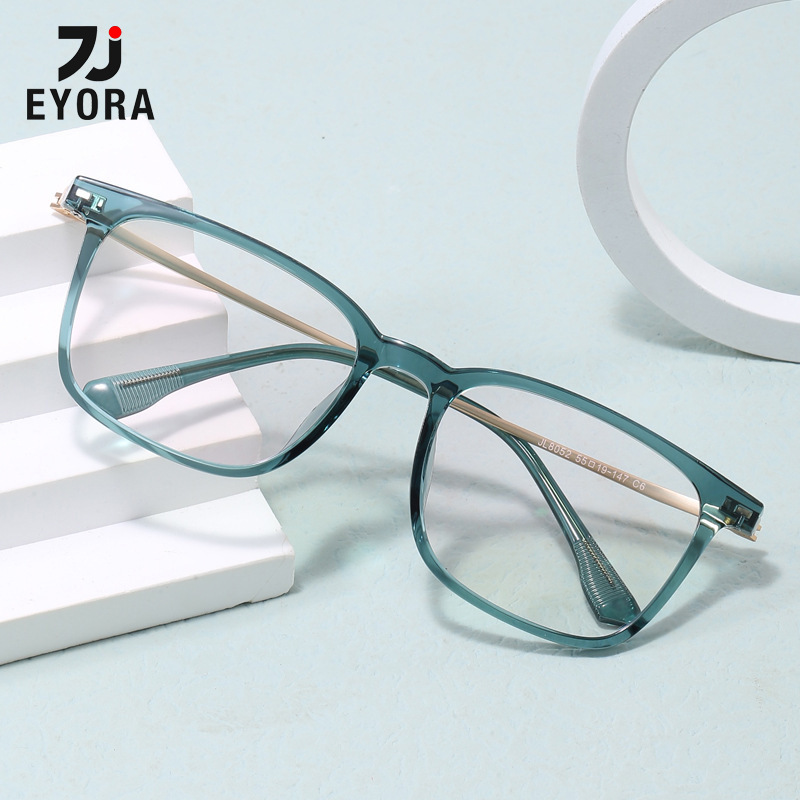 Women'S Fashion Glasses With Clear Lenses - Lunettes de lecture carrées classiques EYORA