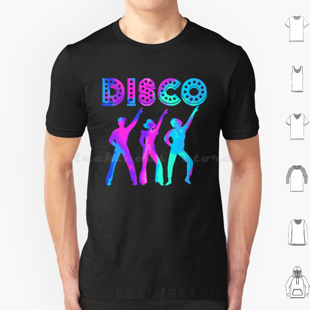 Women'S Fashion Of The 70S - Disco 70's néon danse fête t-shirt