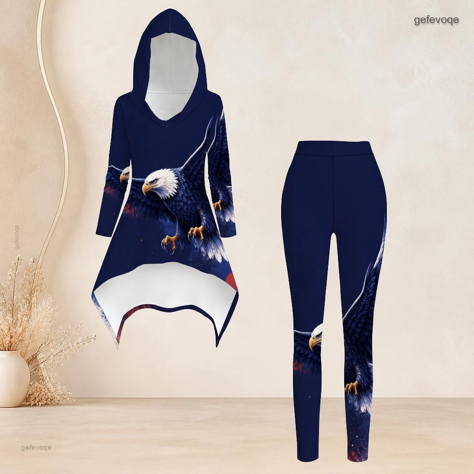 Asymmetric Top Women - Ensemble décontracté 2 pièces pour femmes