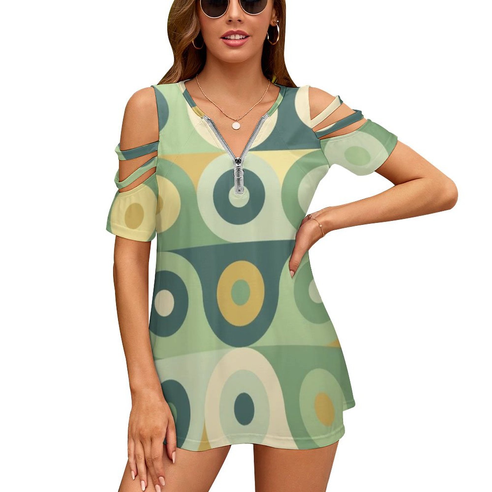 Groovy-T-shirt imprimé avec fe - Women'S Fashion Of The 70S avis et prix