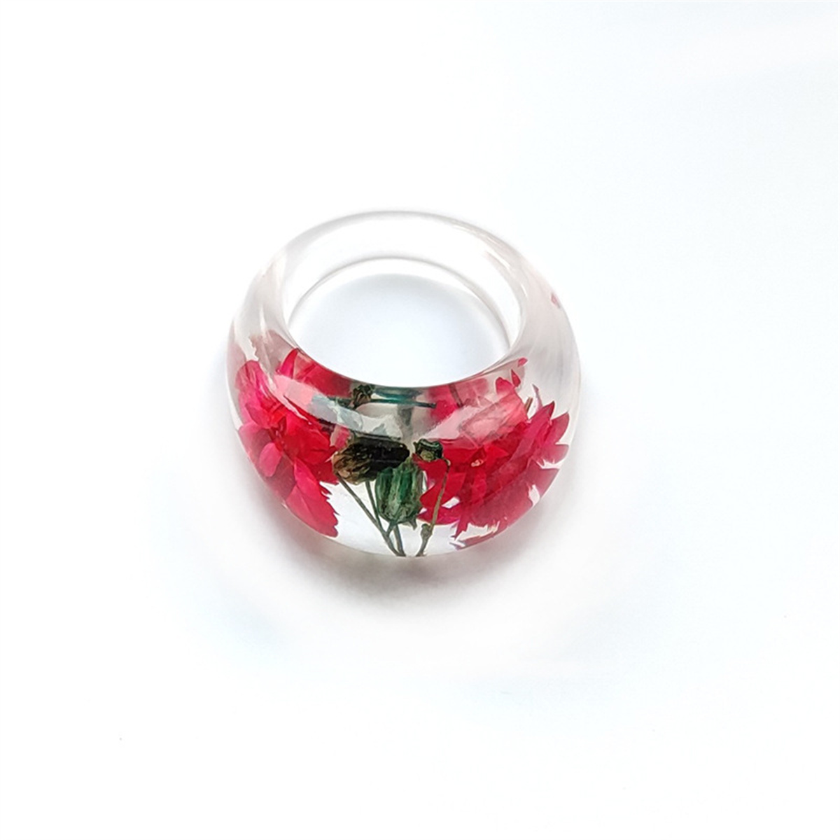 Bague en résine transparente a - Women'S Real Y2K Fashion avis et prix