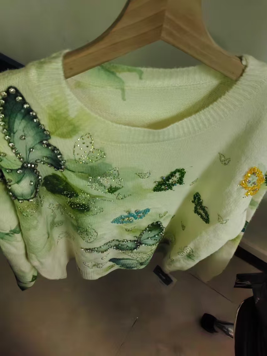 Photo réelle cristal broderie  - Women'S Real Y2K Fashion avis et prix