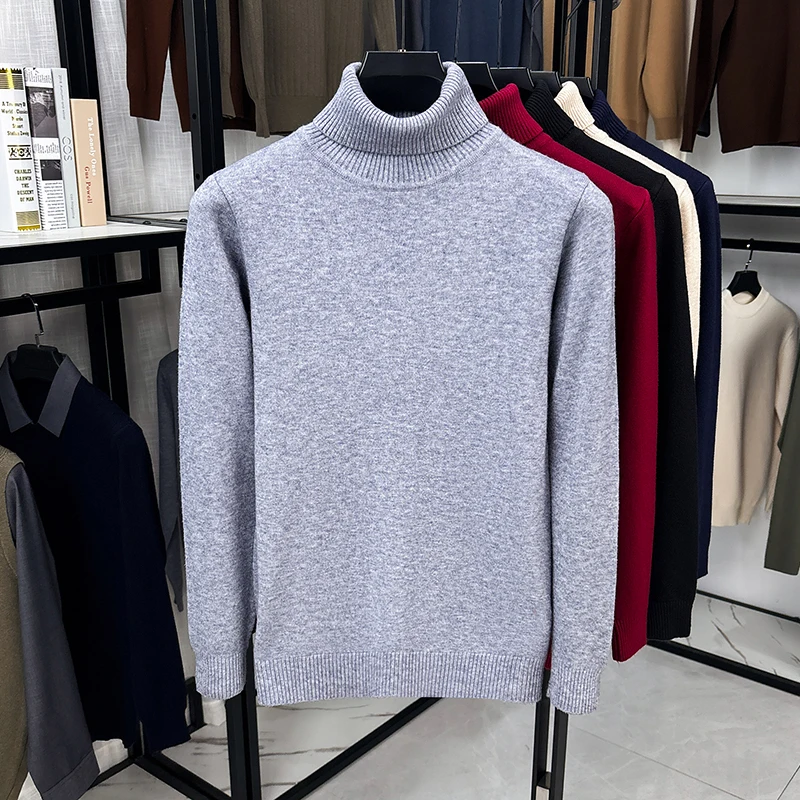 Pull en tricot à col roulé pou - Ribbed Knit Sweater avis et prix