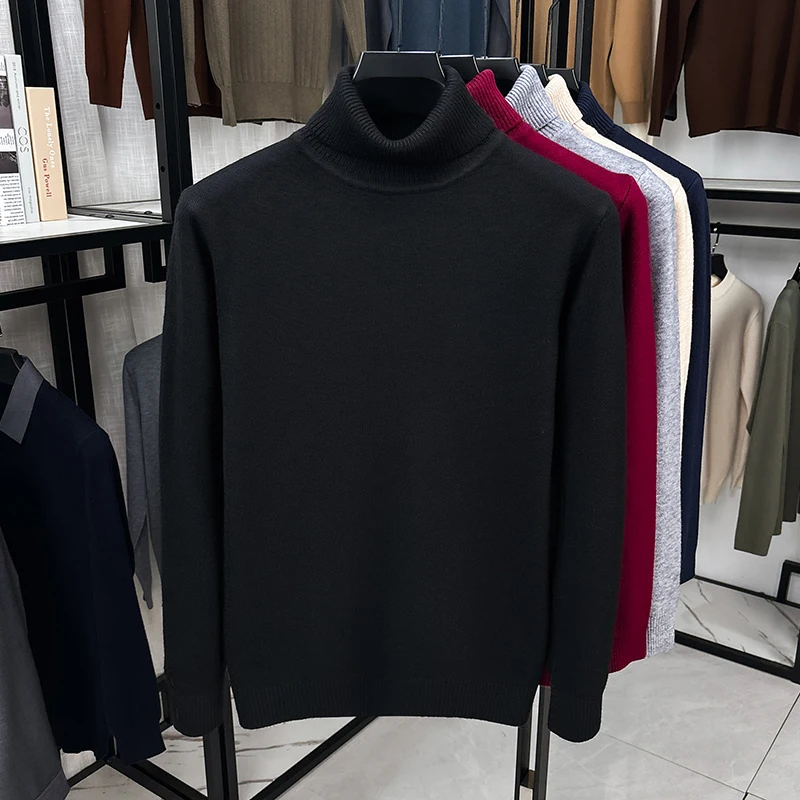 Pull en tricot à col roulé pou - Ribbed Knit Sweater avis et prix