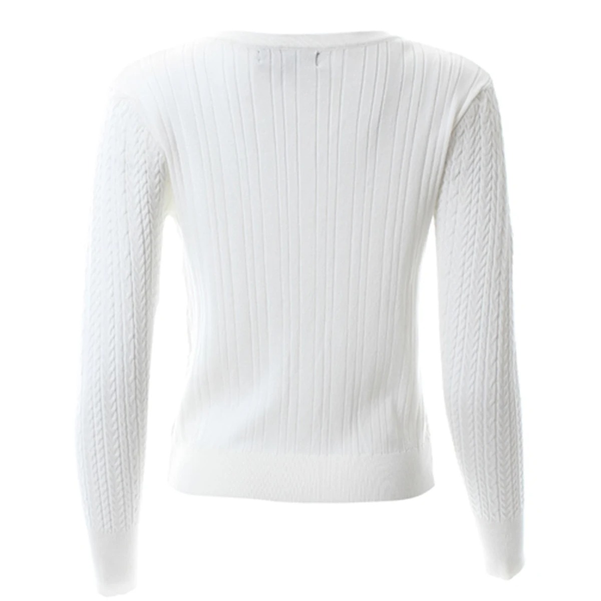 Cardigan en tricot extensible  - Ribbed Knit Sweater avis et prix