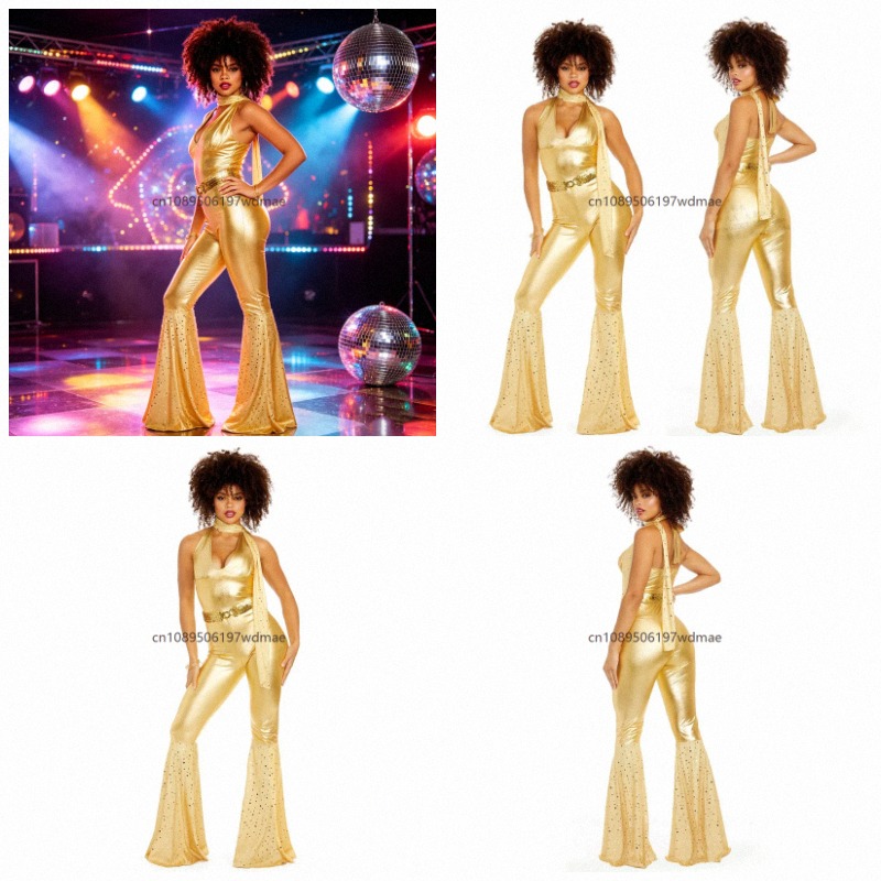 Costume rétro disco des années - Women'S Fashion Of The 70S avis et prix