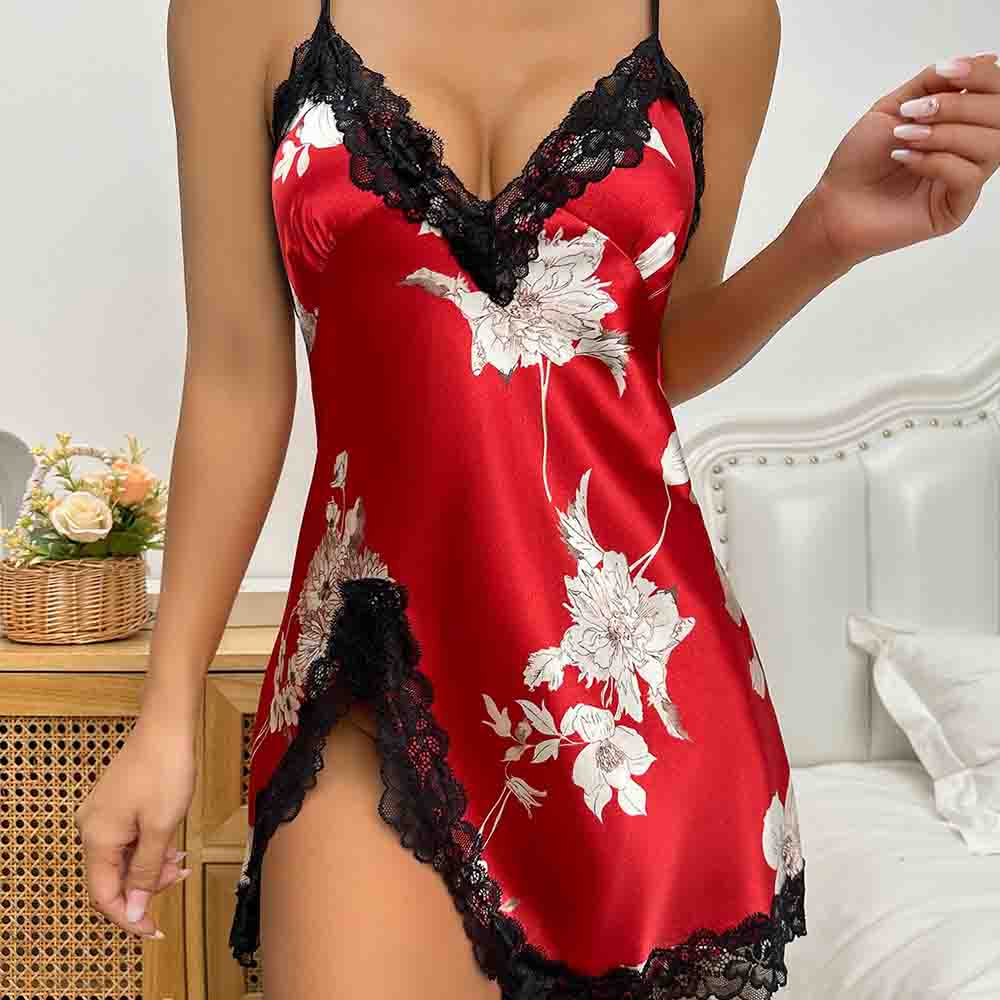 Nouvelle Robe de Nuit en Soie  - Women'S Fashion Pajamas avis et prix