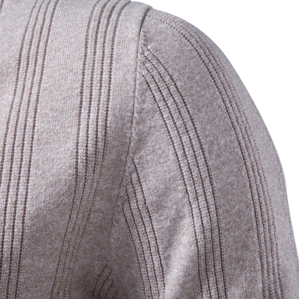 Pull polo pour homme en maille - Ribbed Knit Sweater avis et prix