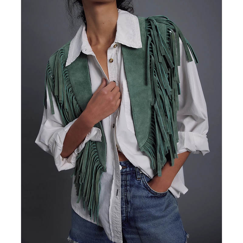 Gilet en daim vintage Y2K pour - Women'S Fashion Of The 70S avis et prix