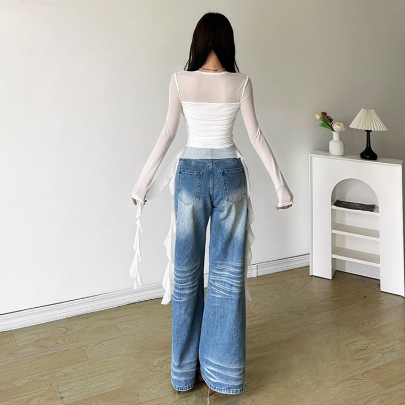 T-shirts sexy à manches longue - Asymmetric Top Women avis et prix