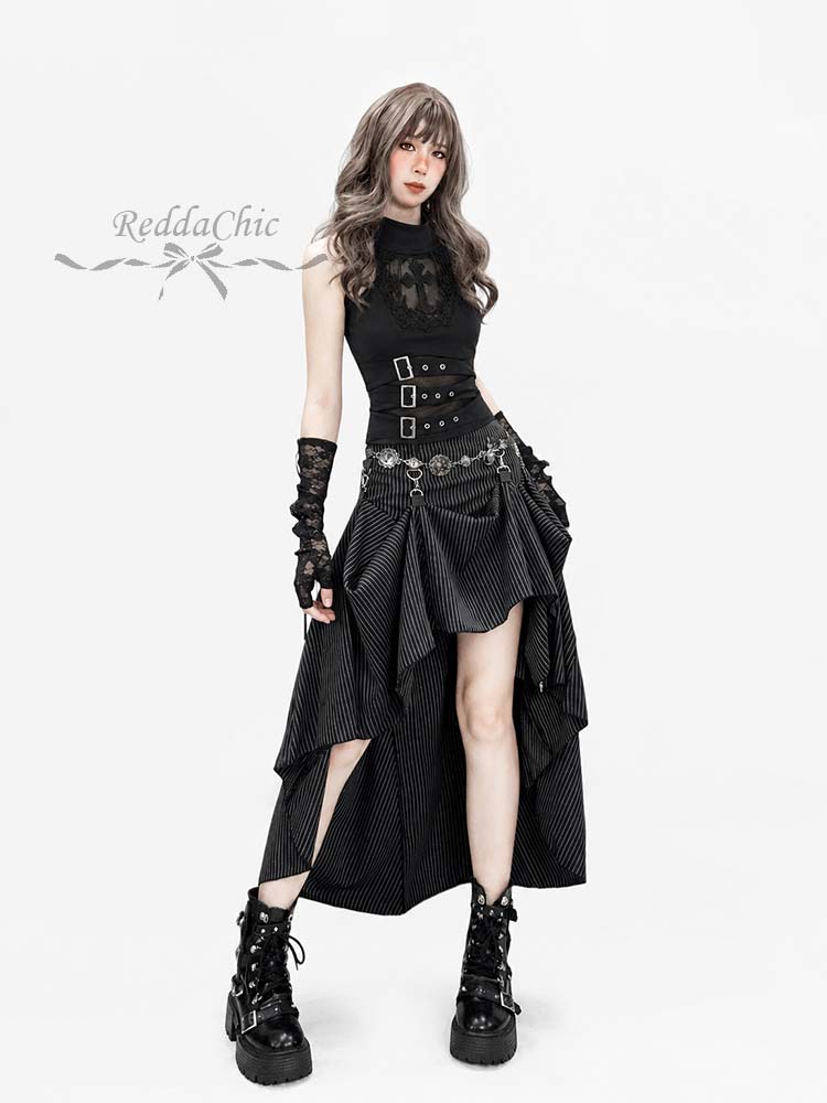 REDDACHiC Ensemble Femme Gothi - Asymmetric Top Women avis et prix