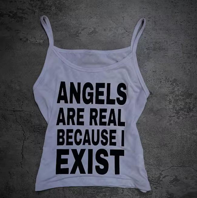 Débardeur imprimé Y2K « Angels - Women'S Real Y2K Fashion avis et prix
