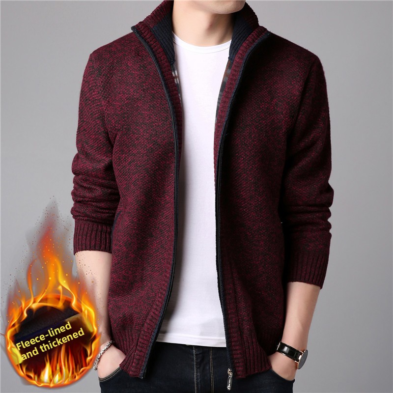 Cardigan en maille pour homme, - Ribbed Knit Sweater avis et prix