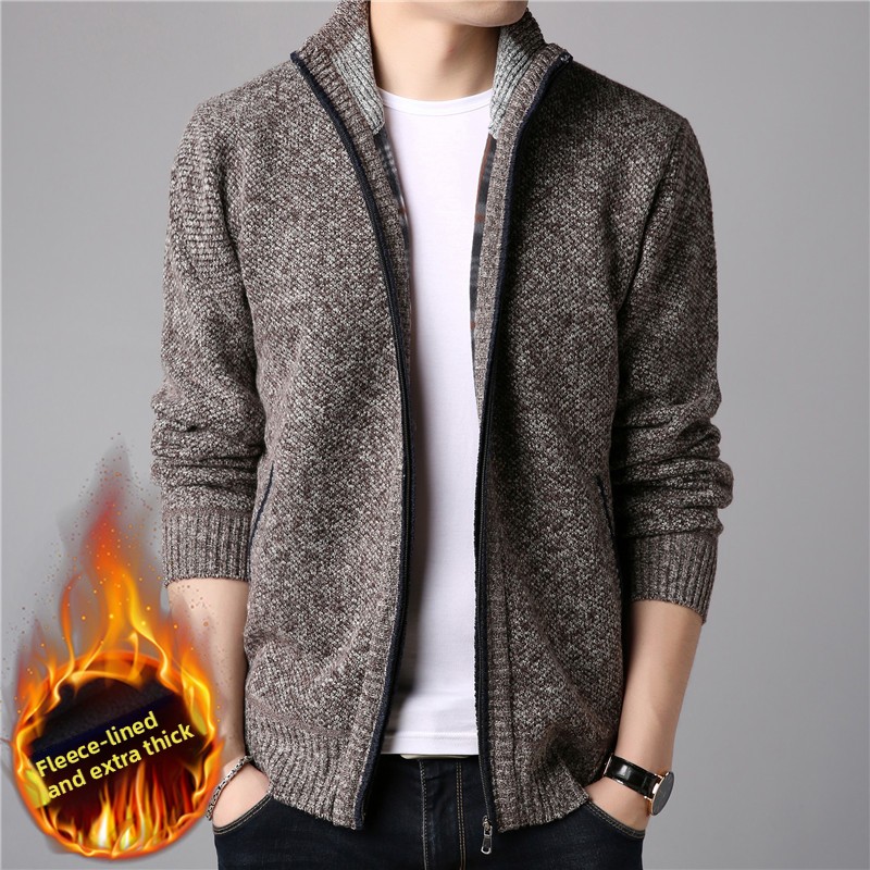 Cardigan en maille pour homme, - Ribbed Knit Sweater avis et prix