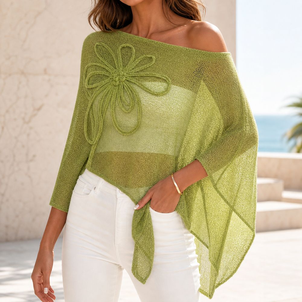 Poncho à épaules dénudées, des - Asymmetric Top Women avis et prix