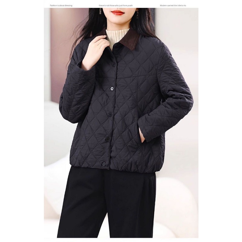 Manteau matelassé d'hiver élég - Women'S Fashion Quilted Jacket avis et prix
