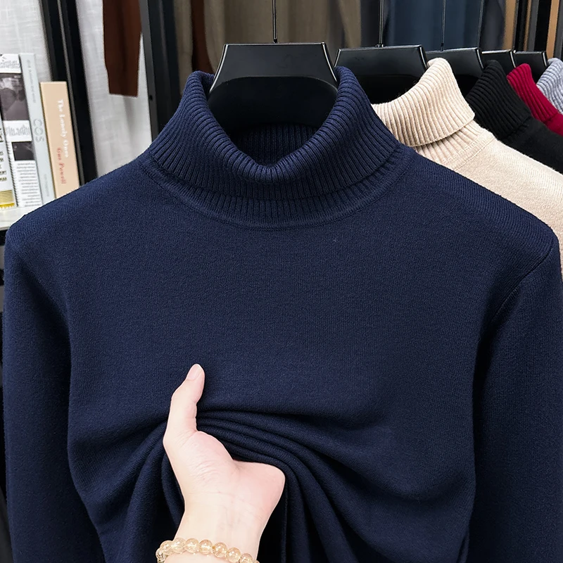 Pull en tricot à col roulé pou - Ribbed Knit Sweater avis et prix