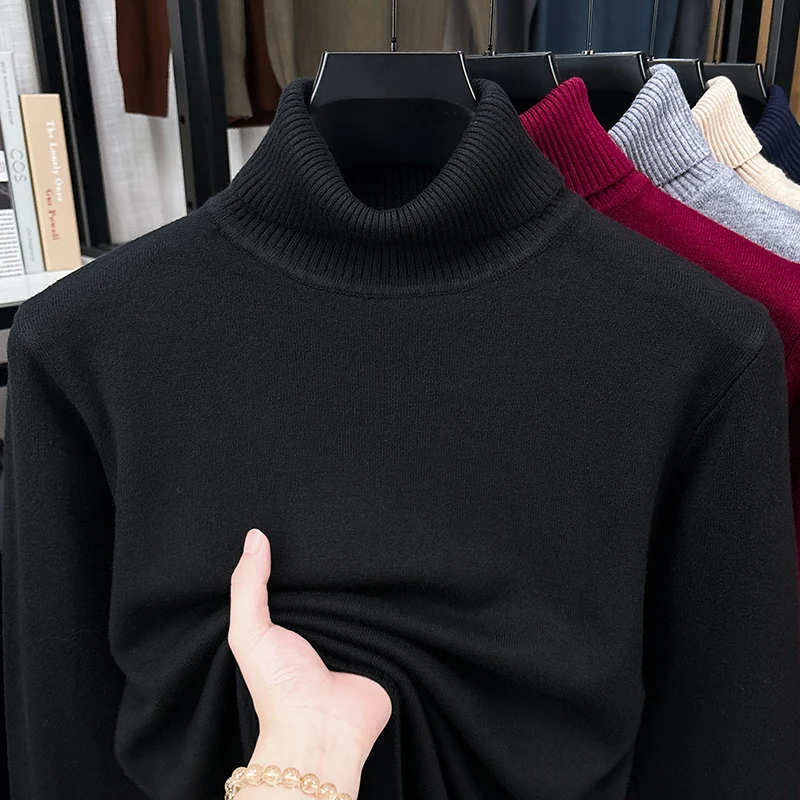 Pull en tricot à col roulé pou - Ribbed Knit Sweater avis et prix