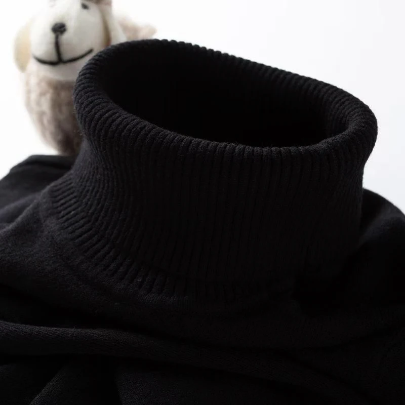 Pull à col roulé pour hommes,  - Ribbed Knit Sweater avis et prix