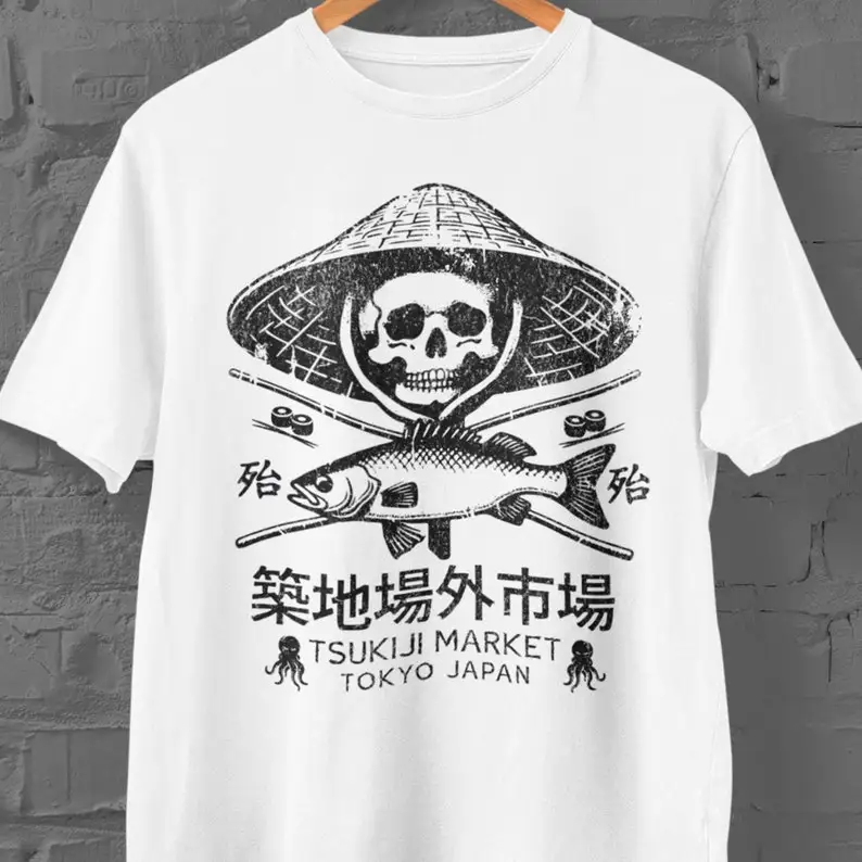 TakTsukiji poisson marché T-Sh - Women'S Fashion Market Size avis et prix