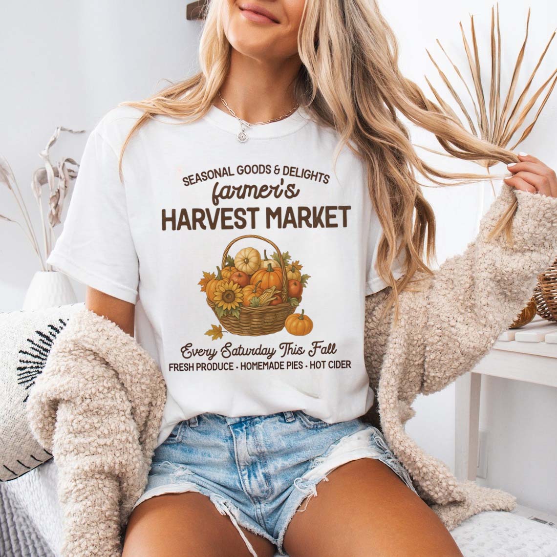 Farmer's Harvest Market T-Shir - Women'S Fashion Market Size avis et prix