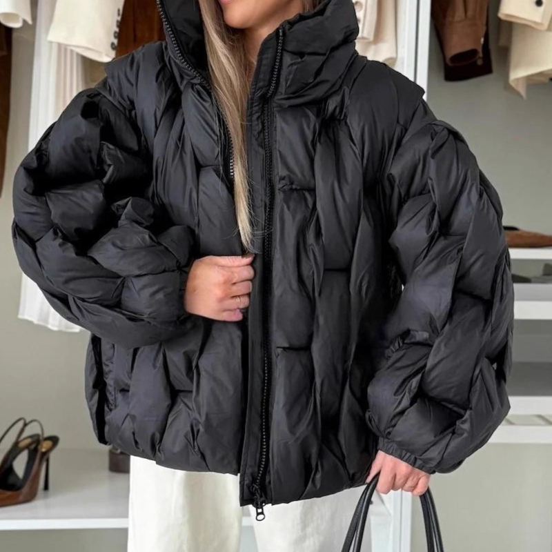 Veste matelassée en coton pour - Women'S Fashion Quilted Jacket avis et prix