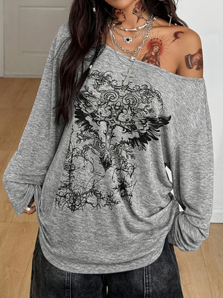 Tunique asymétrique ample pour - Asymmetric Top Women avis et prix