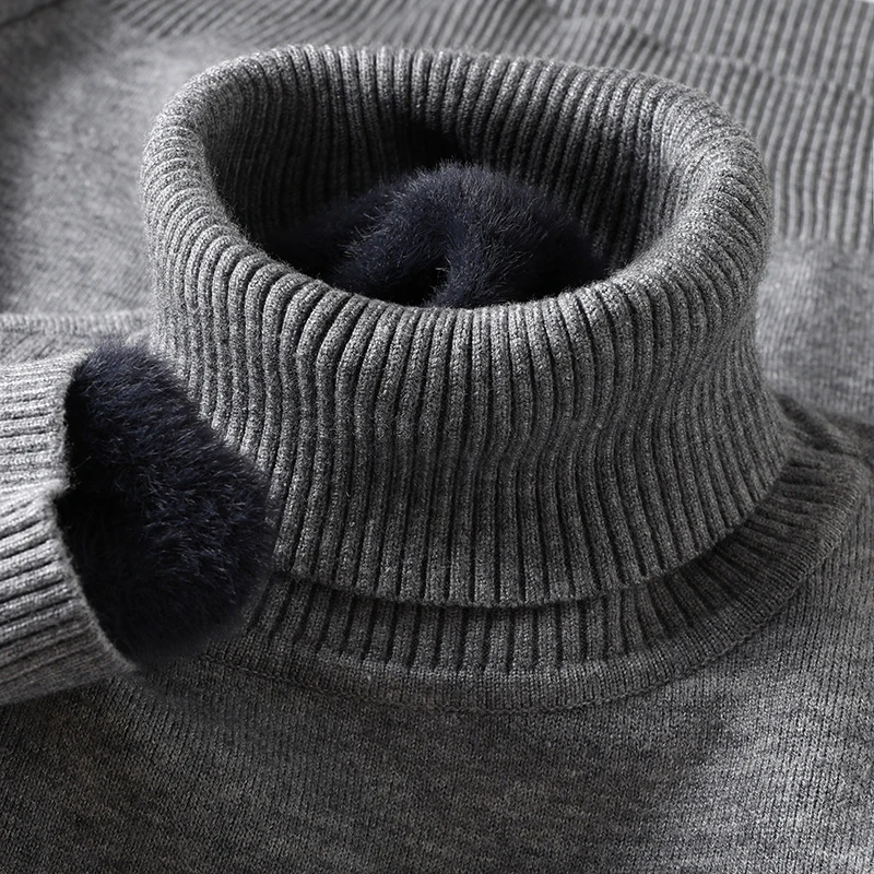Sweat-shirt à col roulé pour h - Ribbed Knit Sweater avis et prix
